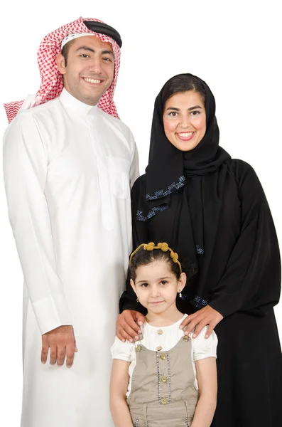 Арабская семья — стоковое фото