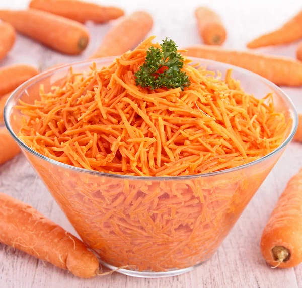 Морковный салат — стоковое фото