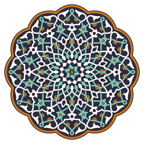Арабский круговой узор — стоковый вектор