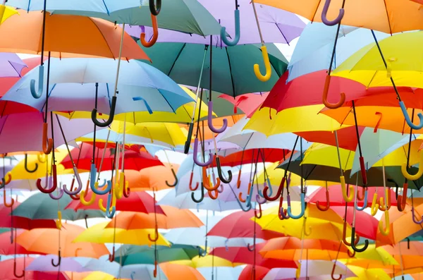 Зонтики фон — стоковое фото