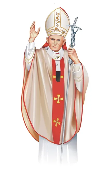 Папы Римского Иоанна Павла ii — стоковое фото