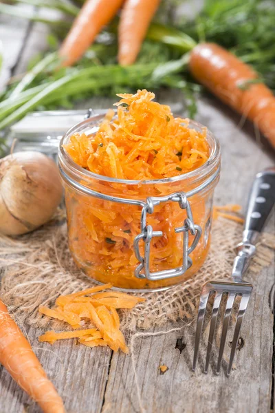 Carrot Salad (close-up shot) — стоковое фото