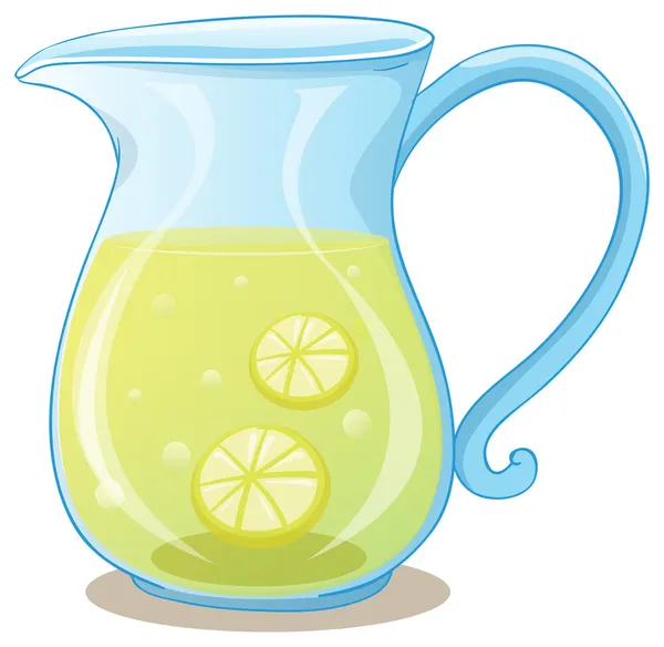 Кувшин сока лимона — стоковый вектор