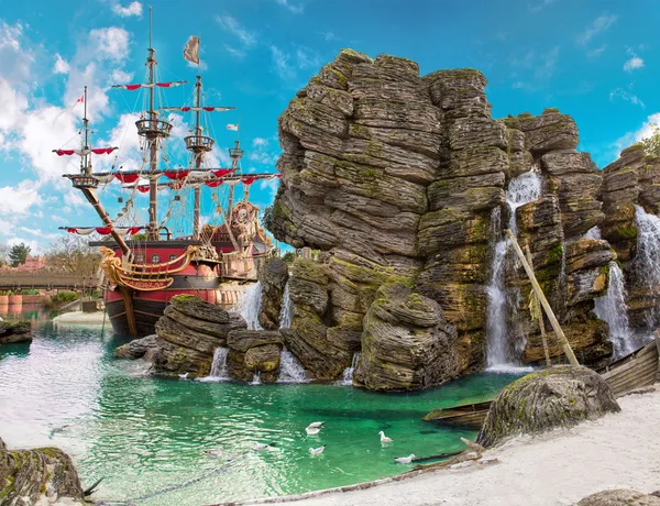 Пиратский остров — стоковое фото