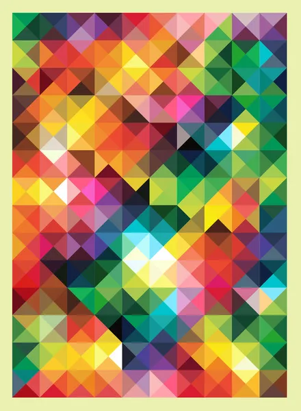 Красочные треугольников современный абстрактный Мозаика дизайн шаблон — стоковое фото