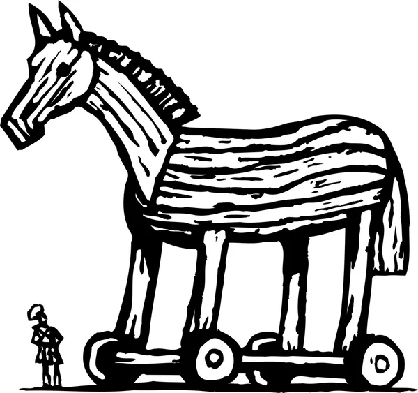 Троянский конь — стоковый вектор