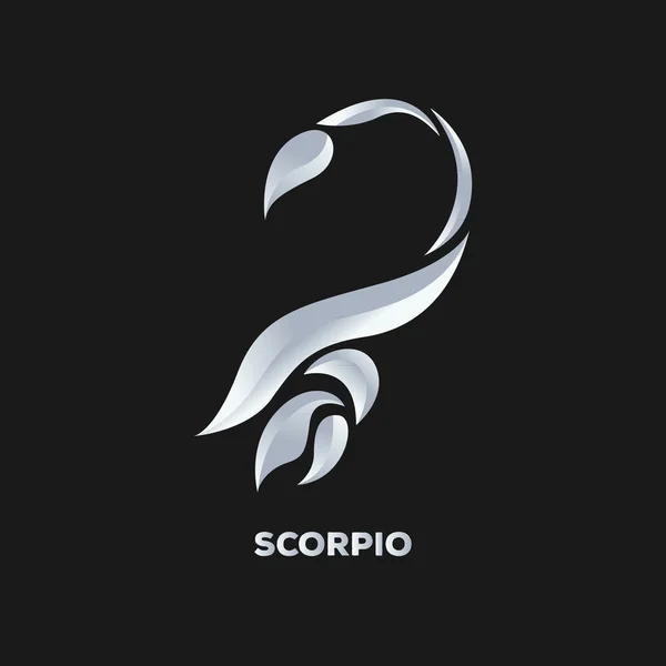 Скорпион логотип вектор — стоковый вектор