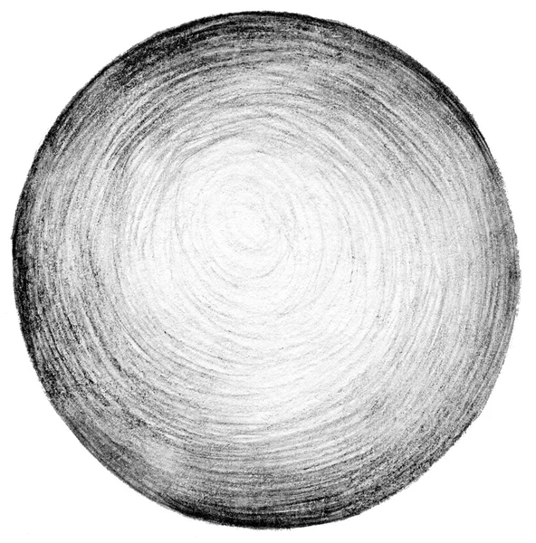 Абстрактный круг каракули карандашом фоновой текстуры — стоковое фото