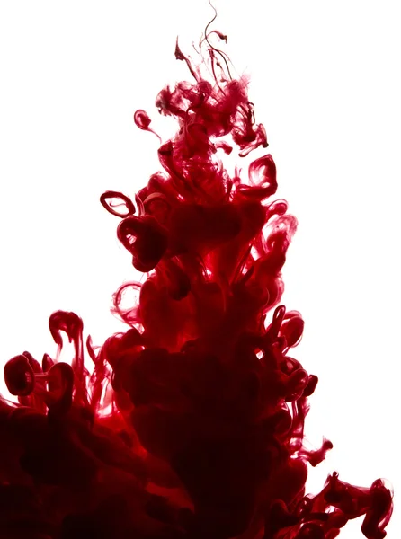 Абстрактные Всплеск красной краской — стоковое фото