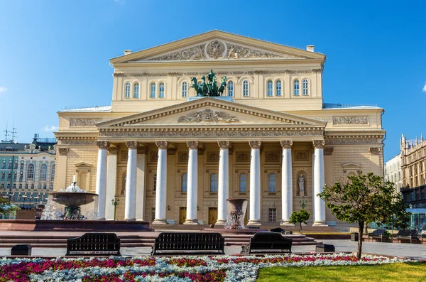 Большой театр в Москве, Россия — стоковое фото