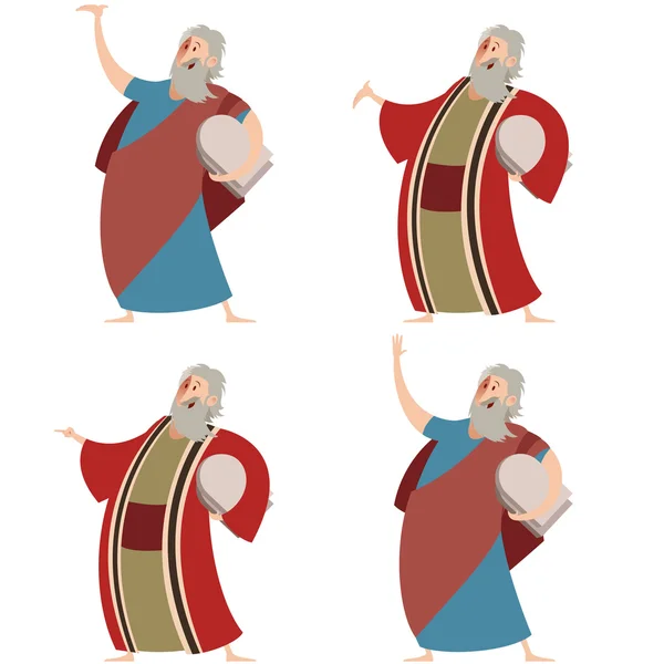 Набор Moses — стоковый вектор