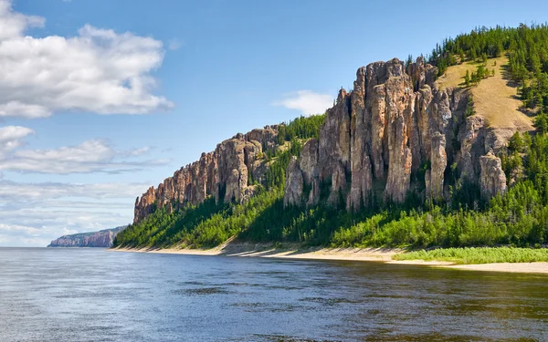 Лена столбы Национальный парк, Якутия, Россия — стоковое фото