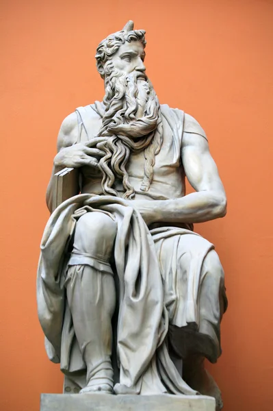 Скульптура Моисея Michaelangelo — стоковое фото