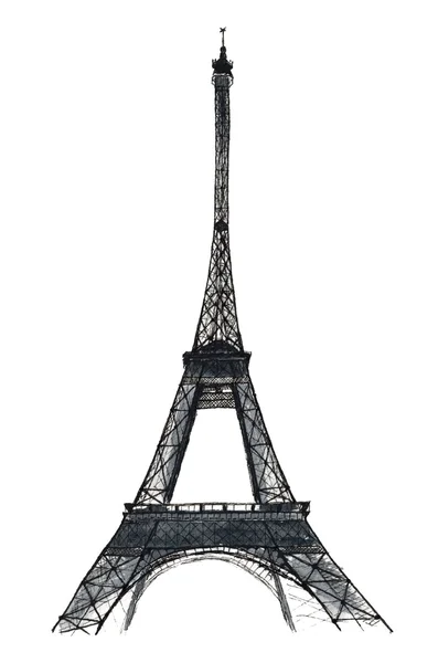 Акварель эскиз Эйфелевой башни Париж — стоковое фото