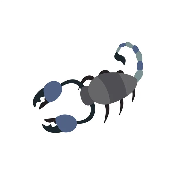 Скорпион насекомых животных векторные иллюстрации — стоковый вектор