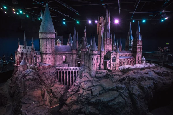 Модель замок Хогвартс на студии Warner Bros. — стоковое фото