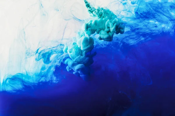 Абстрактный Фон Течет Синего Бирюзового Дыма — стоковое фото