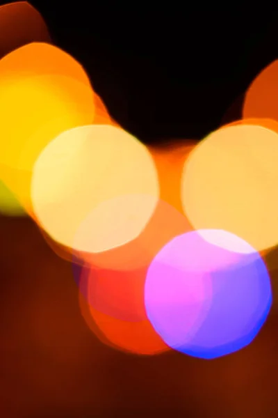 Close View Colorful Bokeh Lights Background — стоковое фото