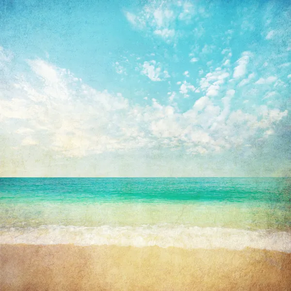 Летний фон пляжа — стоковое фото