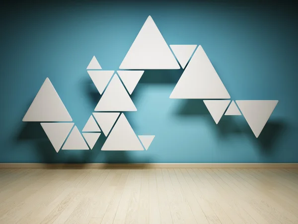 Абстрактные формы треугольников — стоковое фото