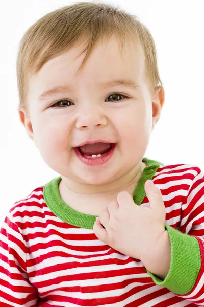 Детское прорезывание зубов — стоковое фото