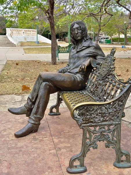 Статуя Джона Леннона — стоковое фото