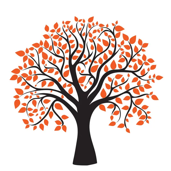 Осеннее дерево для вашего дизайна — стоковый вектор