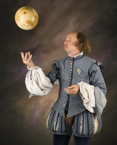 Бросание Глобус Шекспир — стоковое фото