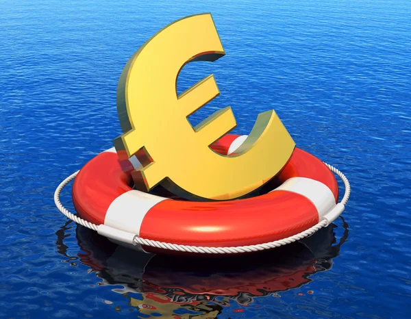 Финансовый кризис в Европе концепции — стоковое фото