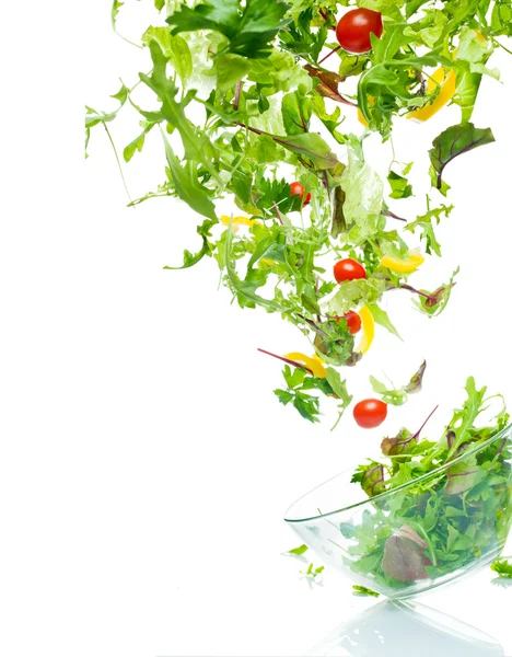Летающий салат — стоковое фото