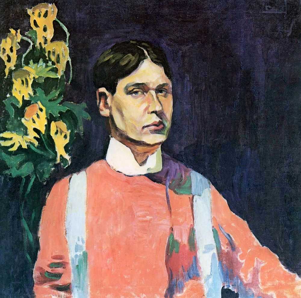 Автопортрет. 1913 — Лентулов Аристарх Васильевич 
