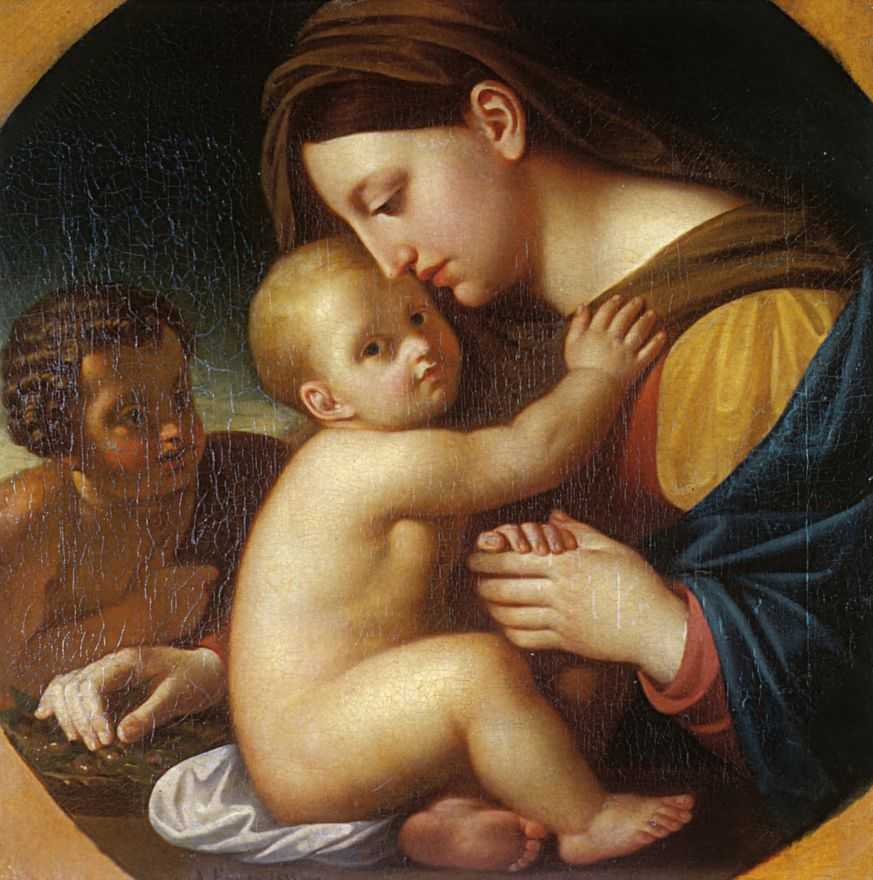 Мадонна с младенцем Христом и Иоанном Крестителем — Егоров Алексей Егорович 