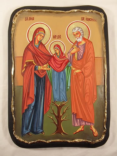 Святые Иоаким и Анна с младенцем Марией