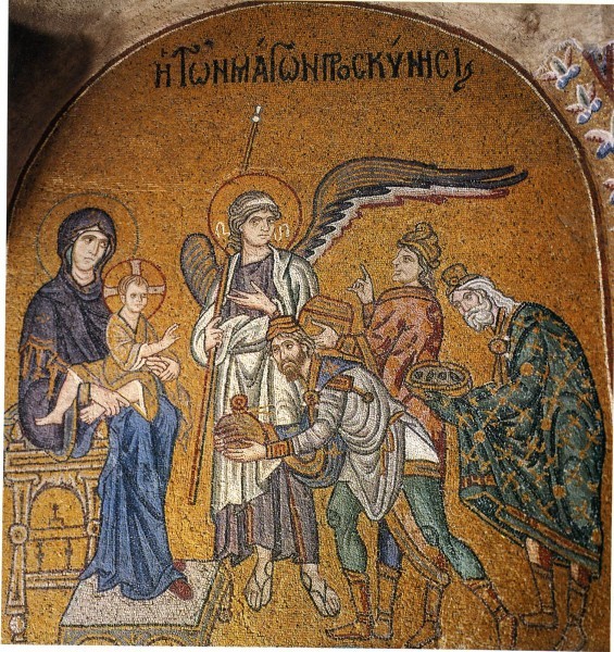 Мозаика церкви Успения в Дафни. Ок. 1100 г. Греция