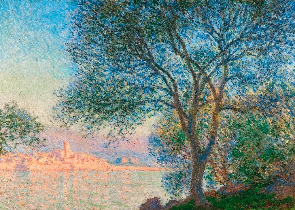 Клод Моне Antibes vue de la salis. 1888