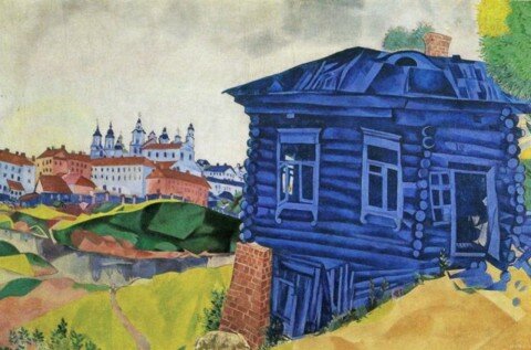 Синий дом, Шагал