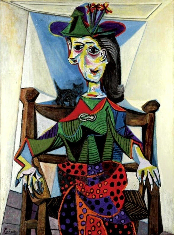 Пабло Пикассо Дора Маар с кошкой