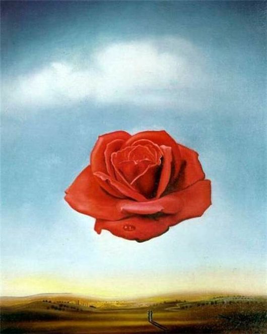 описание картины сальвадора дали цветок медитативная роза