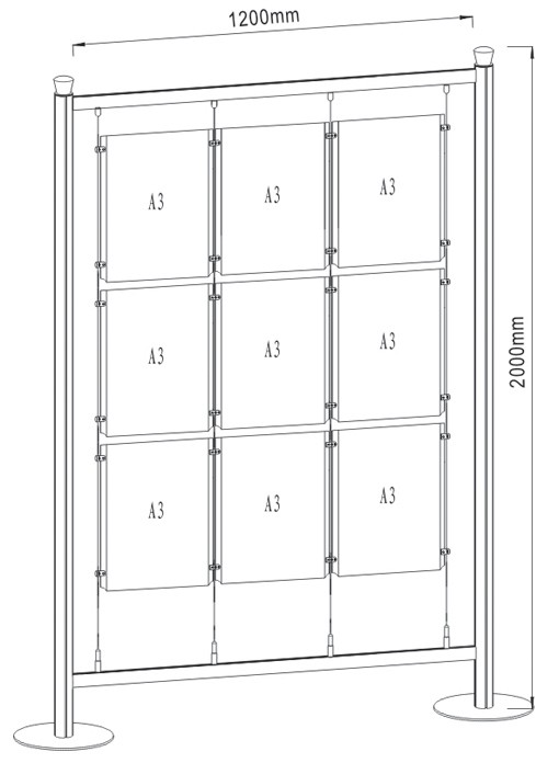 Free Standing Display FS-02_A3_3