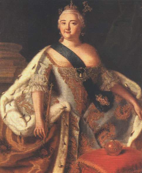 Портрет императрицы Елизаветы Петровны. Между 1744 и 1751
