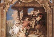 Анджелика и Медор у пастухов . 1757