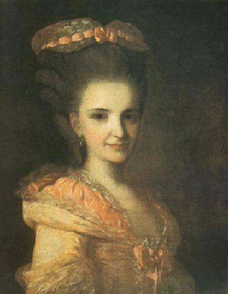 Портрет неизвестной в розовом платье. 1770-е гг