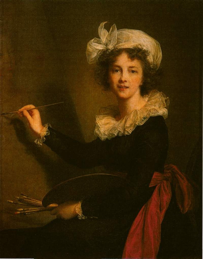 "Автопортрет с палитрой" 1790