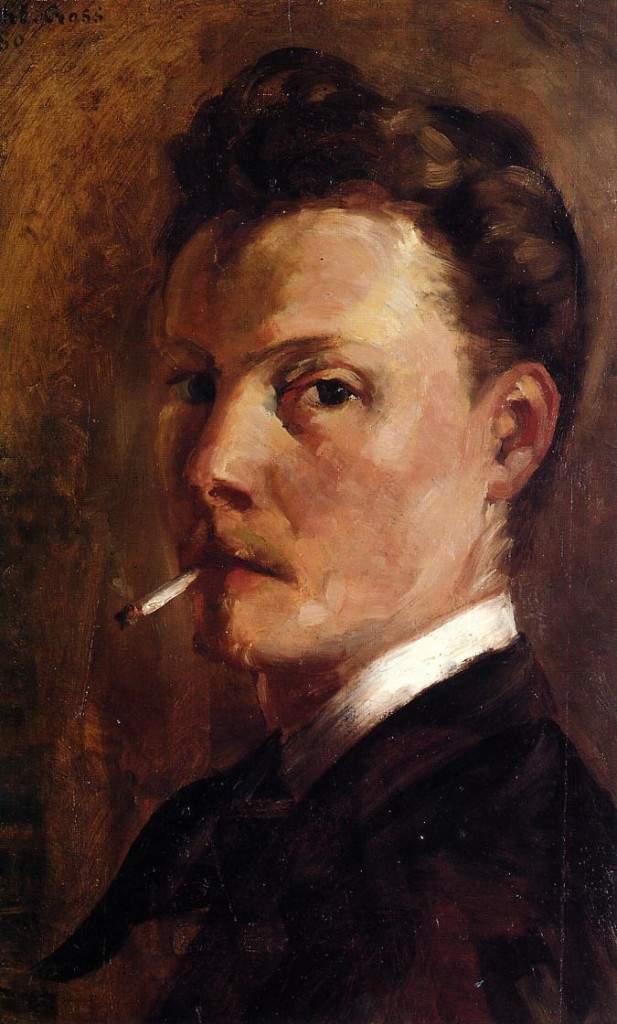 Self-Portrait with Cigarette 1880