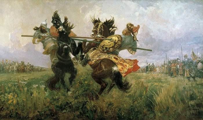 Картина куликовской битвы