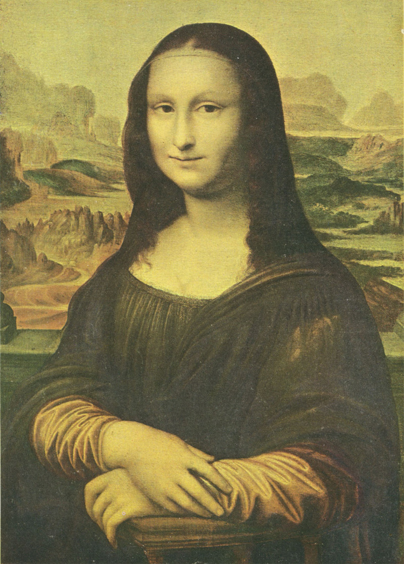 Бернардино Луини. Мона Лиза (копия), Рим