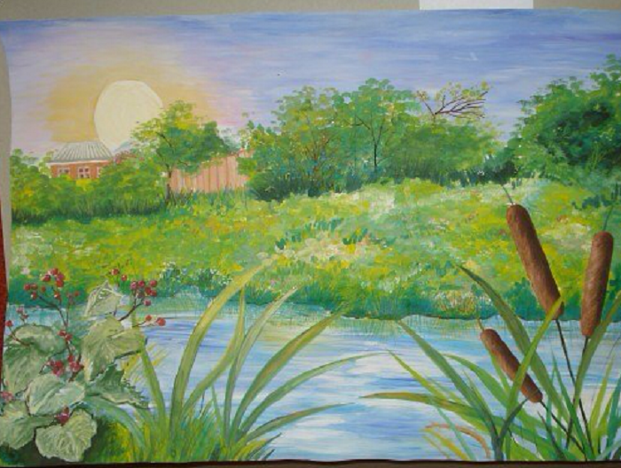 Картинки рисуем пейзажи гуашью