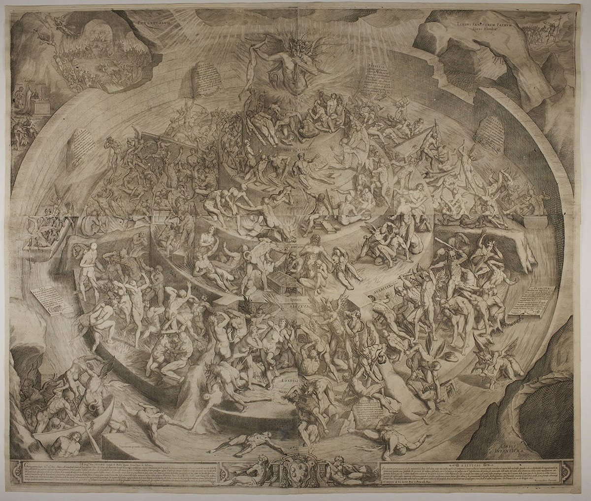 Карты Ада Данте от эпохи Возрождения до наших дней 5