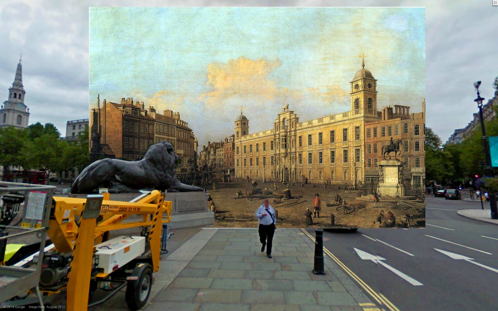 Современный Лондон и его прошлое картины, лондон, сравнение