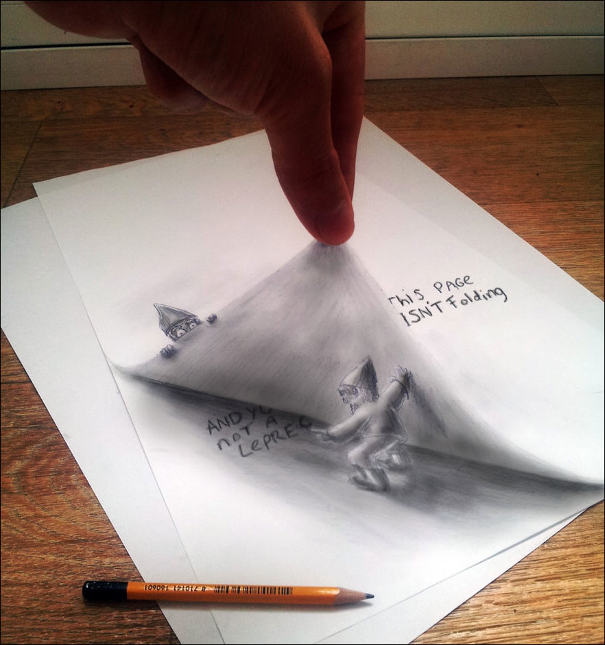 Потрясающие 3D-рисунки карандашом от Miralanim за 09 сентября 2014 карандаш, рисунки